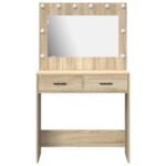 Dressing Table Sonoma Oak 78,5 x 41 x 135 cm Engineered Wood