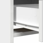 Dressing Table White 50 x 41 x 135 cm Engineered Wood