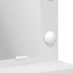 Dressing Table White 50 x 41 x 135 cm Engineered Wood