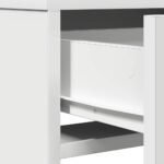 Dressing Table White 50 x 41 x 135 cm Engineered Wood