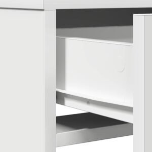 Dressing Table White 50 x 41 x 135 cm Engineered Wood