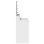 Dressing Table White 50 x 41 x 135 cm Engineered Wood