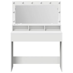 Dressing Table White 100 x 41 x 135 cm Engineered Wood