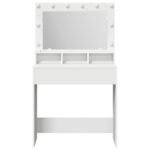 Dressing Table White 78,5 x 41 x 135 cm Engineered Wood