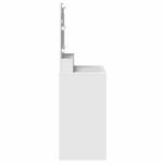 Dressing Table White 78,5 x 41 x 135 cm Engineered Wood