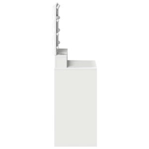Dressing Table White 50 x 41 x 135 cm Engineered Wood