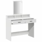 Dressing Table White 100 x 41 x 140 cm Engineered Wood