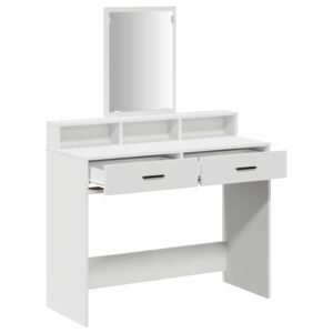 Dressing Table White 100 x 41 x 140 cm Engineered Wood