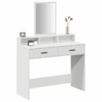 Dressing Table White 100 x 41 x 140 cm Engineered Wood