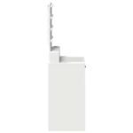 Dressing Table White 50 x 41 x 140 cm Engineered Wood