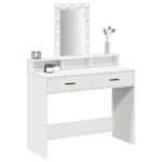Dressing Table White 100 x 41 x 140 cm Engineered Wood