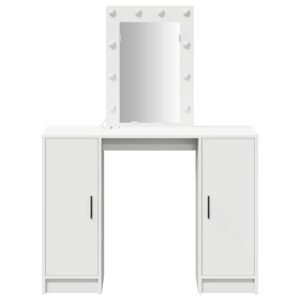 Dressing Table White 102 x 33 x 135 cm Engineered Wood