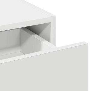 Dressing Table White 60 x 40 x 70 cm Engineered Wood