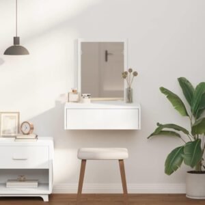 Dressing Table White 60 x 40 x 70 cm Engineered Wood