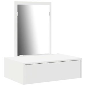 Dressing Table White 60 x 40 x 70 cm Engineered Wood