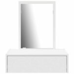 Dressing Table White 60 x 40 x 70 cm Engineered Wood