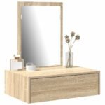 Dressing Table Brown 60 x 40 x 70 cm Engineered Wood