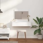 Dressing Table White 83 x 40 x 70 cm Engineered Wood