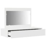 Dressing Table White 100 x 40 x 70 cm Engineered Wood