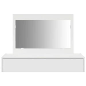 Dressing Table White 100 x 40 x 70 cm Engineered Wood