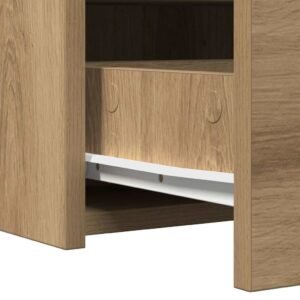 Dressing Table Brown 60 x 40 x 70 cm Engineered Wood