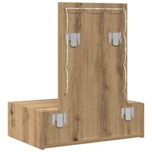 Dressing Table Brown 60 x 40 x 70 cm Engineered Wood