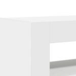 Sideboard White 116 x 30 x 75 cm Engineered Wood