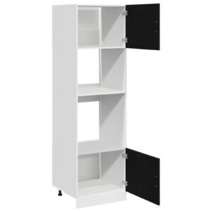 Hanging Cabinet Black Oak 60 x 57 x 207 cm Engineered Wood