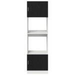 Hanging Cabinet Black Oak 60 x 57 x 207 cm Engineered Wood