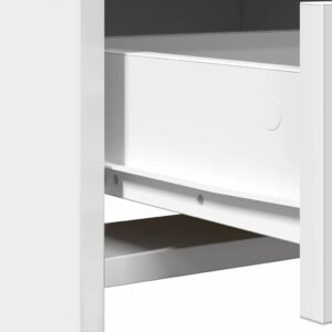 Dressing Table White 78.5 x 41 x 135 cm Engineered wood