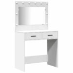 Dressing Table White 78.5 x 41 x 135 cm Engineered wood