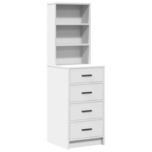 Dressing Table 2 pcs White 50 x 41 x 135 cm Engineered wood