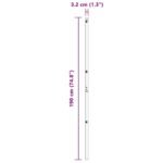 Fence Post 13 pcs Green Steel