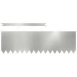 Lawn Edging 50 pcs Silver 100 x 0.05 x 30 cm Galvanised Steel