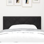 Headboard Black 100 cm Velvet