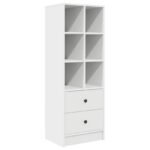 Desk with Drawer 2 pcs White