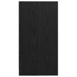 Apothecary Cabinet Black oak 30 x 41 x 77.5 cm Engineered wood