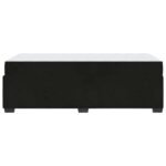 Bed Frame with Mattress Black 90 x 190 cm Fabric