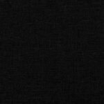 Bed Frame with Mattress Black 90 x 190 cm Fabric