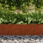Lawn Edging 30 pcs Rusty 103 x 0.05 x 20 cm Weathering Steel