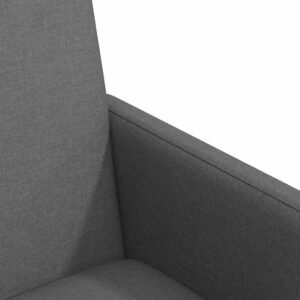 Dining Chairs with Wheels 2 pcs Dark Grey 57 x 66 x 94 cm
