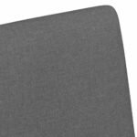 Dining Chairs with Wheels 2 pcs Dark Grey 57 x 66 x 94 cm