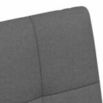 Dining Chairs with Wheels 2 pcs Dark grey 58 x 65 x 94 cm