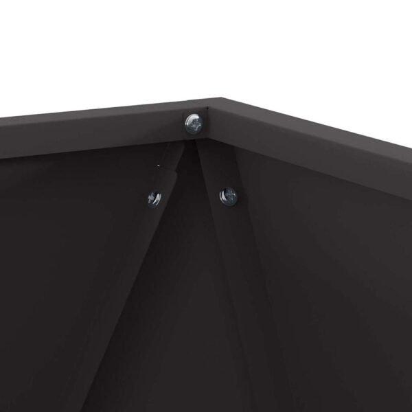 Planter Black 40 x 40 x 40 cm Steel