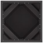 Planter Black 40 x 40 x 40 cm Steel