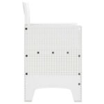Garden Chair 2 pcs White 53 x 49 x 85 cm Polypropylene