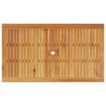 Garden Dining Set 7 pcs Brown Solid Acacia Wood