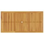 Garden Dining Set 7 pcs Brown Solid Acacia Wood