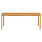 Garden Dining Set 7 pcs Brown Solid Acacia Wood