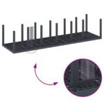 Garden Table Anthracite 350 x 100 x 74 cm Poly Rattan